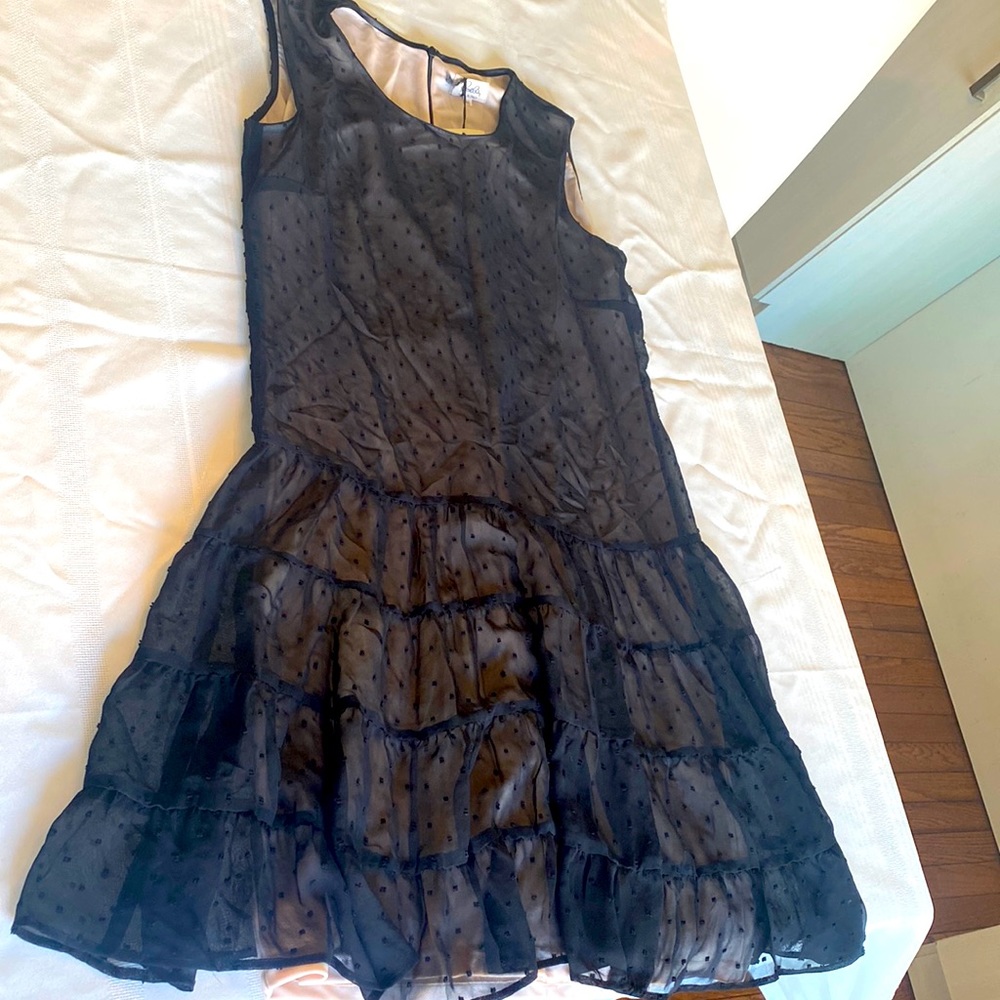 1920s Inspired Black Dress - Pamela Italian Brand
